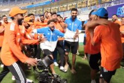 Watch: 'Professor' Rohit Sharma Mobbed by India Cricketers After Clinching 'Fielding Medal'