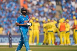 Rohit Sharma Leads From the Front as He Sets New Record With the Bat in World Cup History