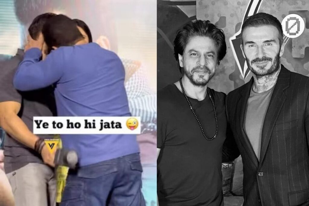 Salman Khan Kisses Emraan Hashmi At Tiger 3 Event; David Beckham Poses With SRK, Calls Him 'Great Man'