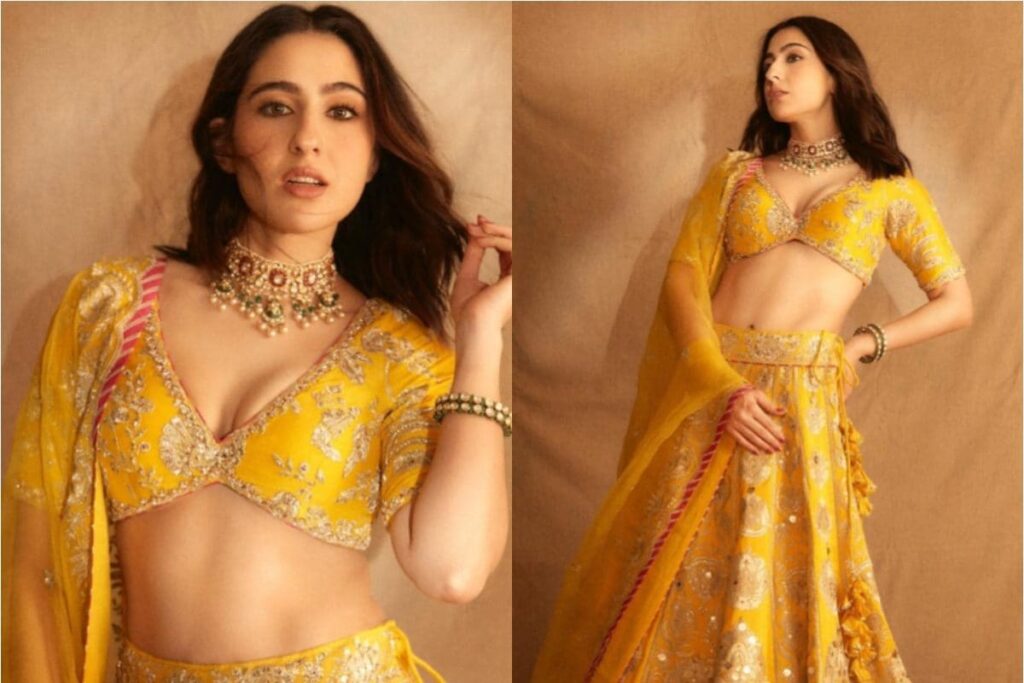 Sara Ali Khan Feels Like Jodha in Stunning Yellow Lehenga, Says ‘Dreaming of My Past Life’; See Photos