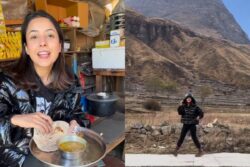 Shehnaaz Gill Relishes Local Food, Shares Glimpse of Vacay to Mountains; Watch Viral Video