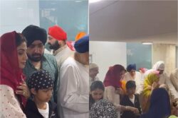 Shilpa Shetty, Son Viaan Raj Kundra Spotted Doing Seva at Gurudwara on Gurupurab; Video Goes Viral