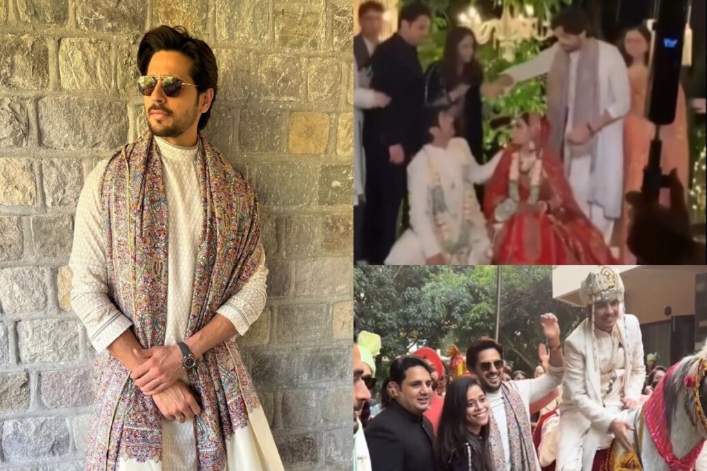 Sidharth Malhotra Dances His Heart Out at Friend's Wedding, Removes Nazar of Couple; Video Goes Viral