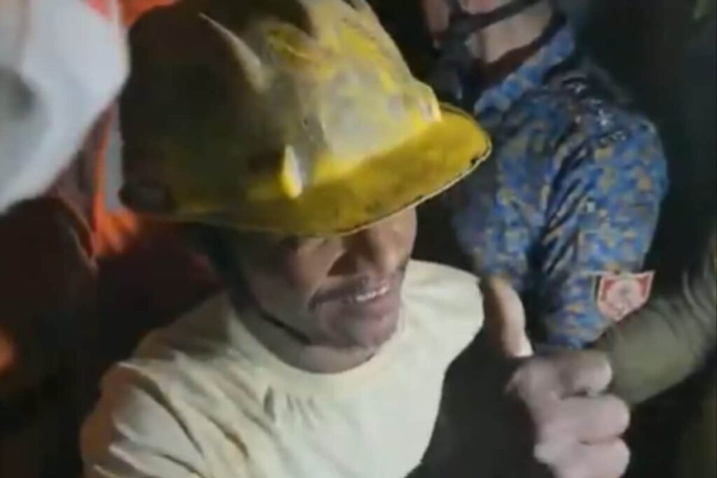 Watch | The Moment Trapped Worker Came Out Of Uttarkashi Tunnel