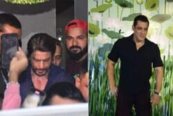 Shah Rukh Khan, Salman Khan Captured Interacting At Arpita Khan's Diwali Bash; Video Goes Viral, Watch
