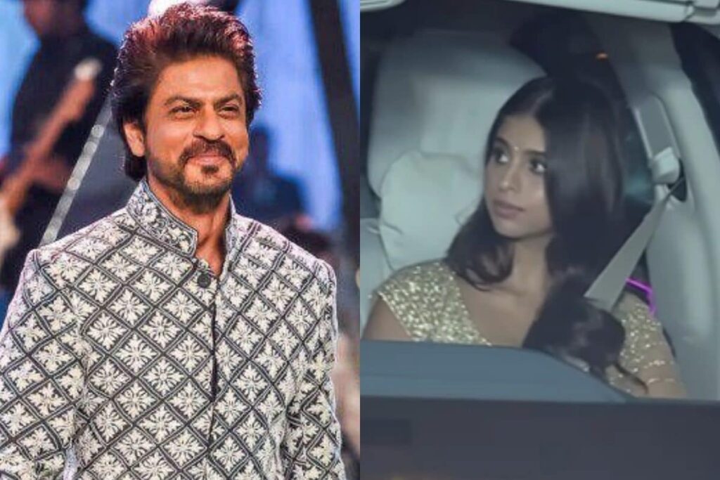 SRK Makes A 'Dramatic' Entry At Amritpal Singh's Diwali Bash In Blacked Out Car; Suhana Khan Joins