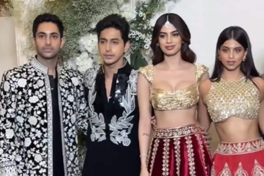 Agastya Nanda Fuels Suhana Khan Dating Rumours With THIS Sweet Gesture at Manish's Party | Video