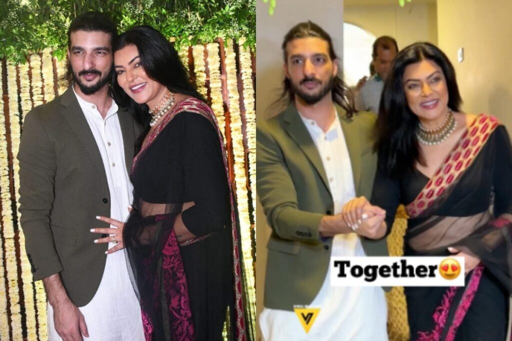 Sushmita Sen Is Back With Rohman Shawl 2 Years After Breakup; Duo Holds Hands at Diwali Bash | Watch