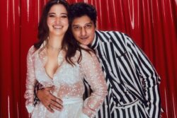 Tamannaah Bhatia Blushes as Vijay Varma Wraps His Arm Around Her Waist, Photos Go Viral