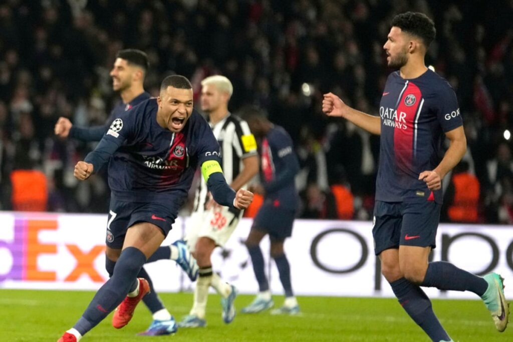 UEFA Champions League: Last-gasp Kylian Mbappe Penalty Rescues PSG Against Newcastle United