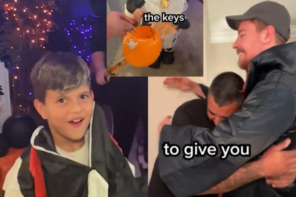 MrBeast Gives New House 'Keys' to Kid Who Came for Trick or Treat in Generous Halloween Gift