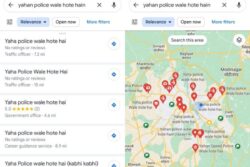 Delhi's 'Yaha Police Wale Hote Hain' Landmarks on Google Has Internet Thanking 'Social Service'