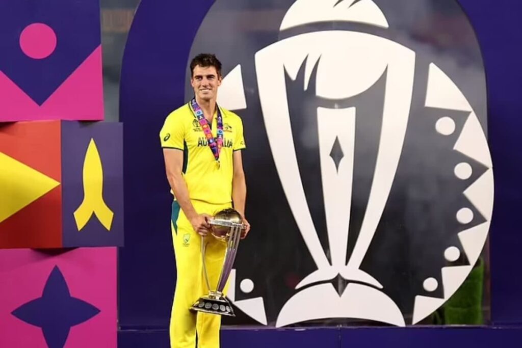 Awkward? Pat Cummins Left Alone After Being Handed Over The World Cup Trophy is Now a Meme