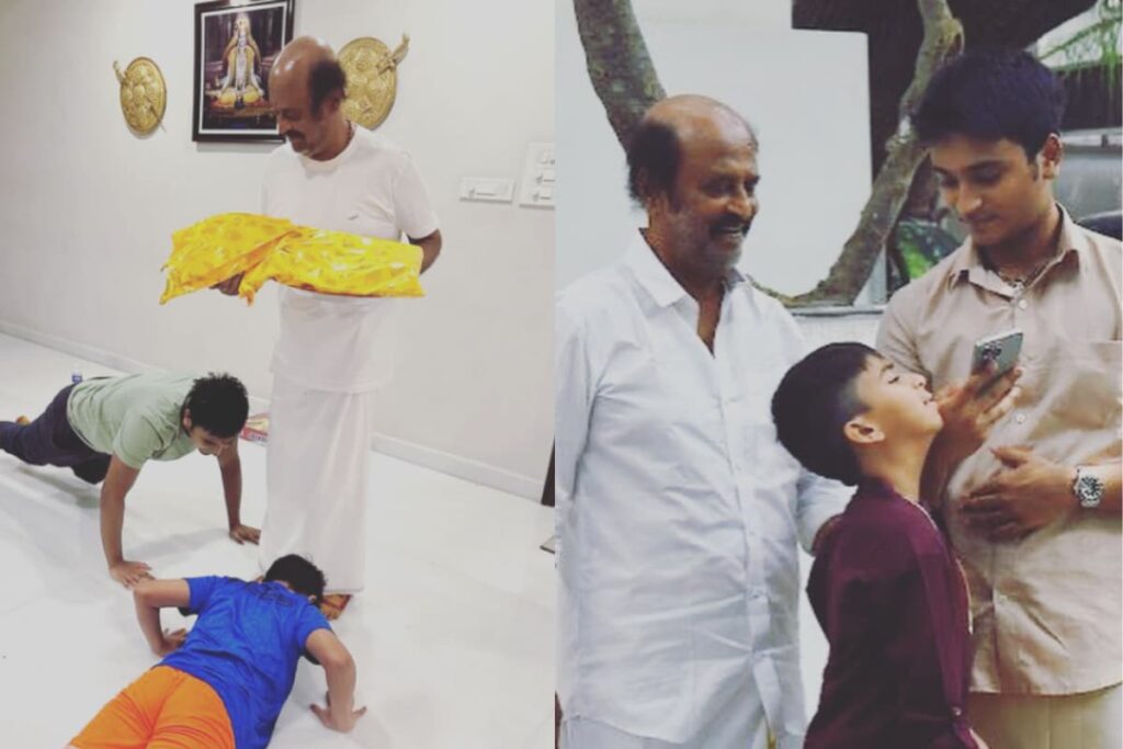 Inside Rajinikanth's Diwali Celebration With Daughter Aishwaryaa