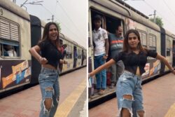 Girl Dances To Tu Cheez Badi Hai Mast On Railway Platform, Internet Is Not Happy