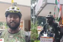 Puneeth Rajkumar's Fan From Tamil Nadu Cycles 34,300 Km As Tribute To The Late Actor