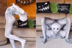 Watch: Teenage Contortionist’s Creepy Stunt Will Send Chills Down Your Spine