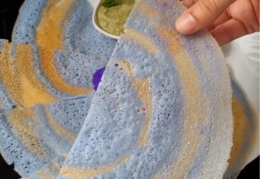 Move Over Chocolate Maggie, This Blue Pea Dosa Is The Latest Food Experiment In Town