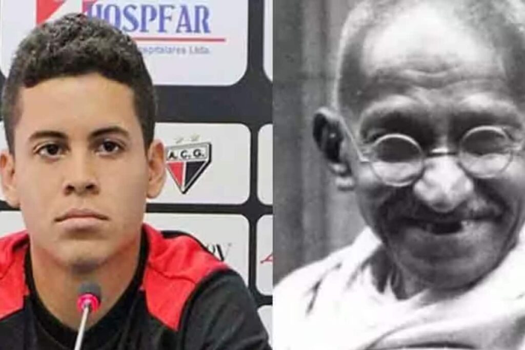 Bizarre! This Brazilian Midfielder Goes By Name Of Mahatma Gandhi