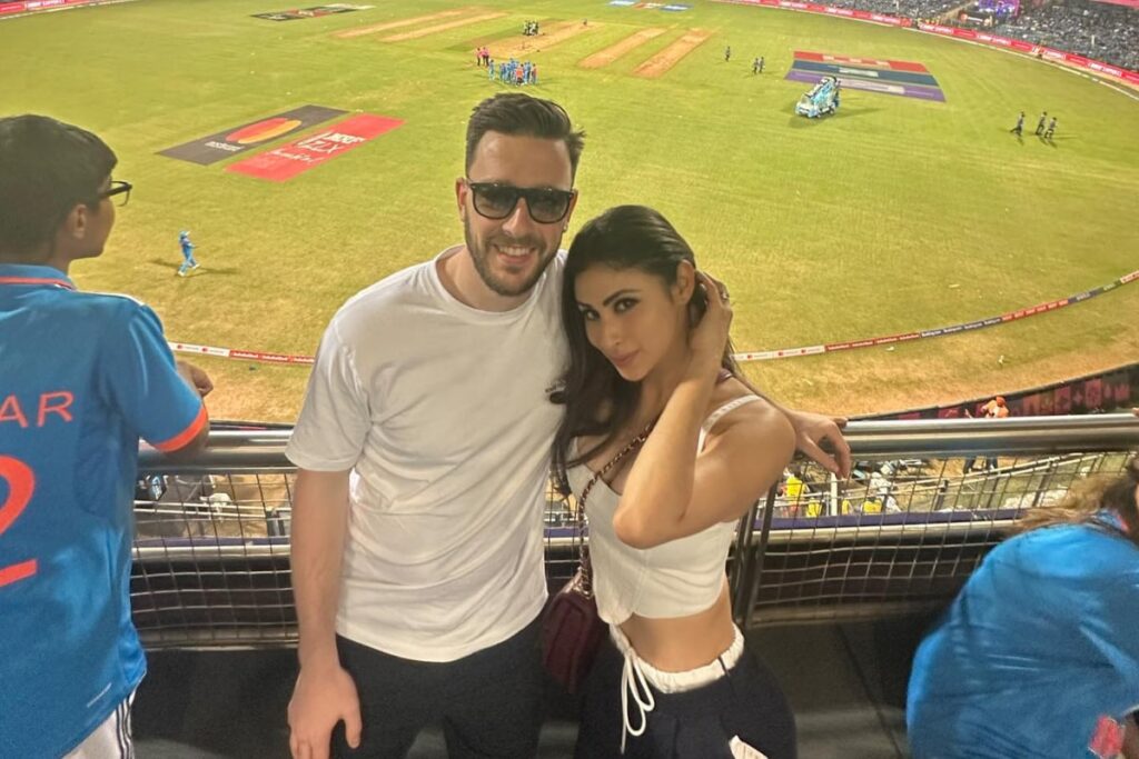 Mouni Roy, Suraj Nambiar Celebrate India's Blockbuster Entry Into World Cup Final