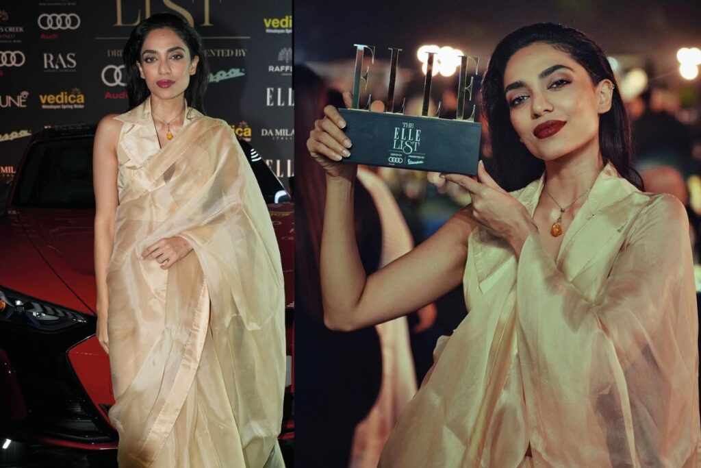 Sobhita Dhulipala In A Golden Saree Painted A Dreamy Picture Of Sheer Opulence, See Pics