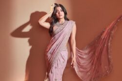 Rashmika Mandanna Takes Monday Blues Away As She Radiates In Pink Saree