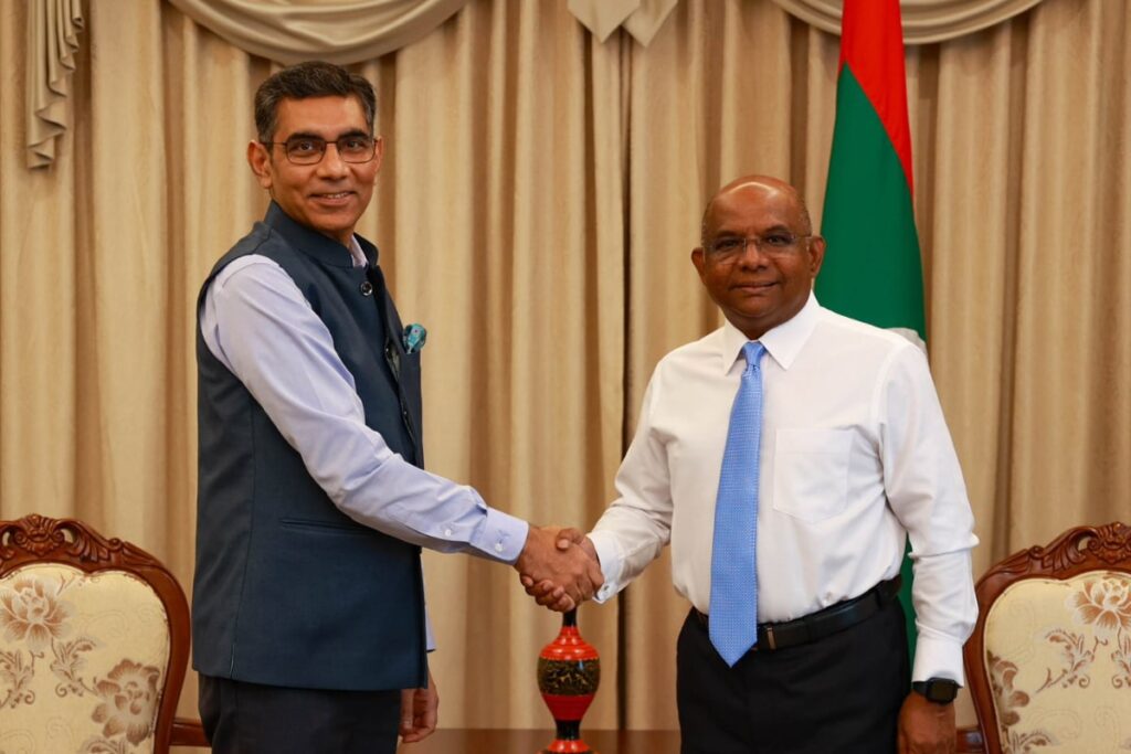 Indian High Commissioner Meets Maldives' FM Abdulla Shahid, Reaffirms Strong Ties