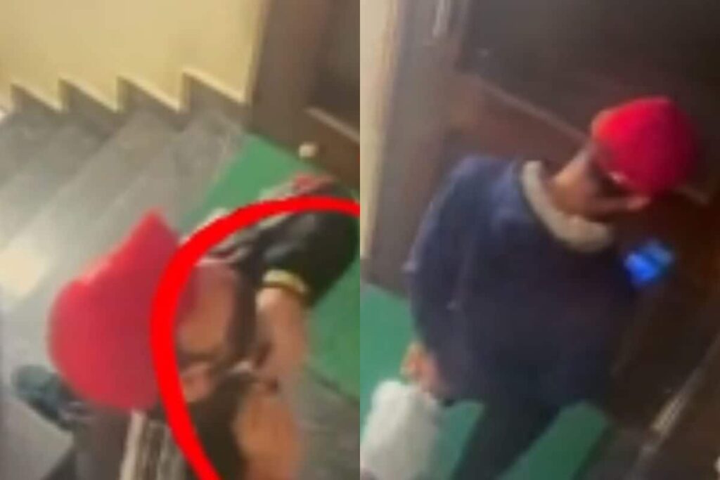 Blinkit Delivery Agent Steals Woman's Shoes in Delhi, Loiters Around Her House in Viral Video