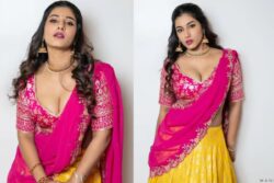 Actress Vishnu Priya Bhimeneni Is Elegance Personified In Yellow Floral Skirt