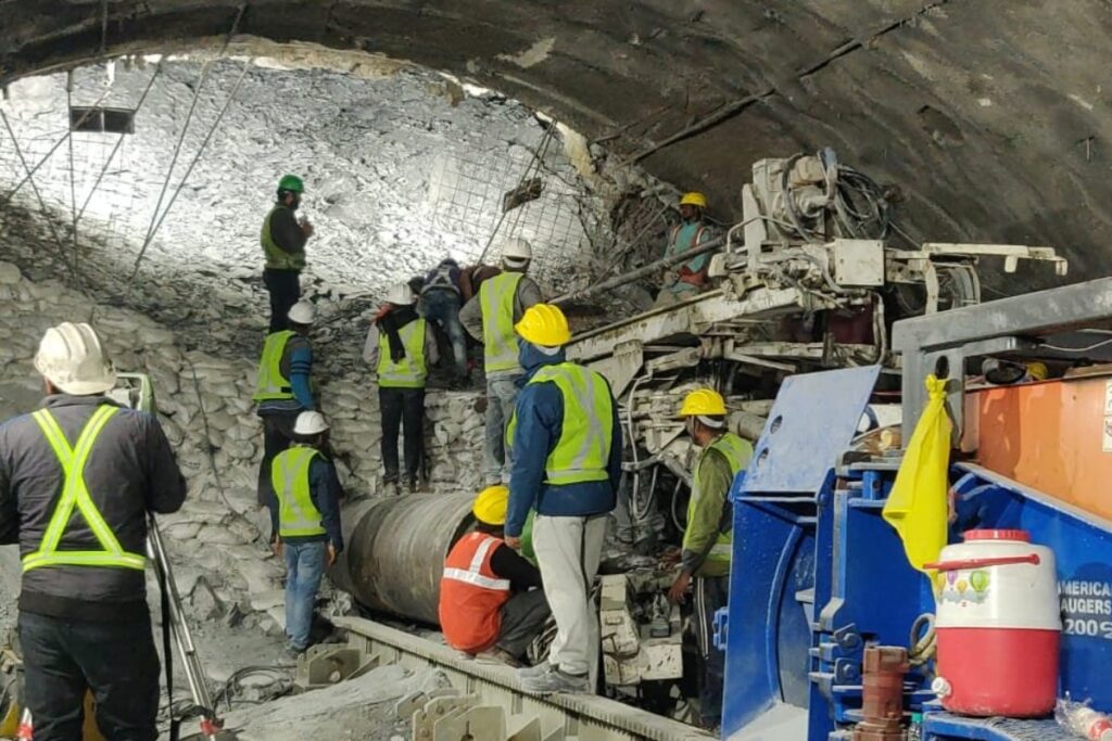 Uttarkashi Tunnel Collapse: 6-inch Lifeline Pipe Drilled to Send Solid Food, Water to Trapped Workers | Updates