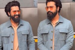 Vicky Kaushal Rocks No-Shave November In A Bearded Look For Sam Bahadur Promotions, Watch