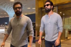 Vicky Kaushal Looks Cool in Comfy Casuals, Heads To New Delhi For Sam Bahadur Trailer Launch; Watch