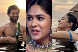 Vijay Deverakonda-Rashmika Mandanna's Vacay Pics Shown at Hi Nanna Event, Mrunal Thakur Embarrassed