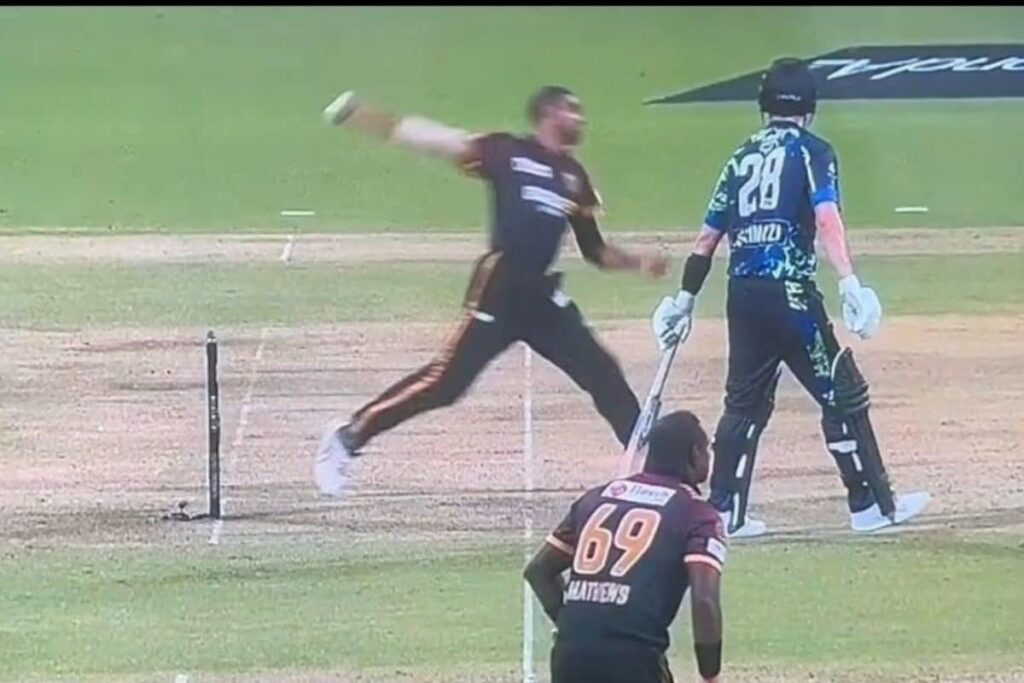 WATCH: Abhimanyu Mithun's Bizarre No-ball in Abu Dhabi T10 Leaves Netizens Fuming