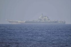 Taiwan Again Reports Chinese Carrier Group in Taiwan Strait Ahead of Crucial Election