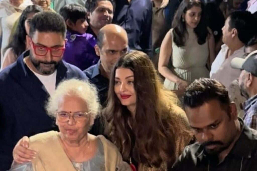 Abhishek Bachchan Holds Aishwarya Rai Close, Helps Her Mother In New Heartwarming Video | Watch