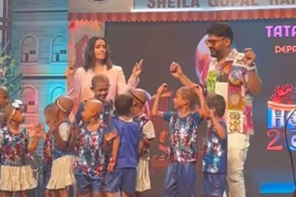 Alia Bhatt, Kapil Sharma Spotted Dancing With Kids on Taare Zameen Par Song, Video Goes Viral; Watch