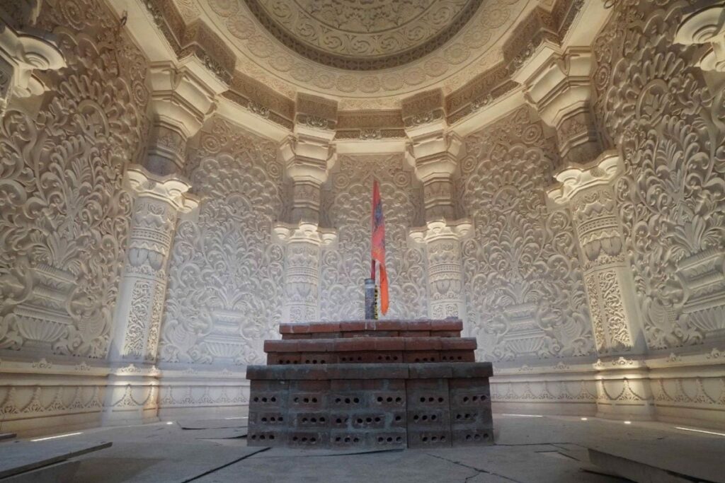 Ayodhya: Ram Mandir Sanctum Sanctorum Reaches its Final Stage, Trust Secretary Share Pictures