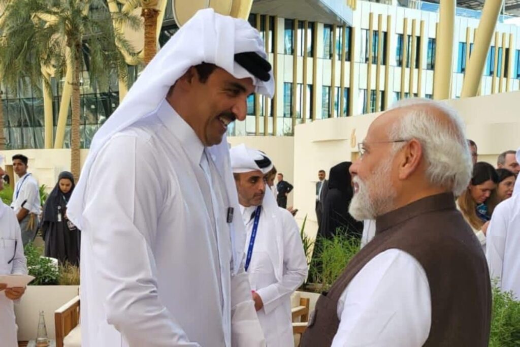 PM Modi Meets Qatar's Ruler Tamim bin Hamad at COP 28, Discusses Bilateral Relations