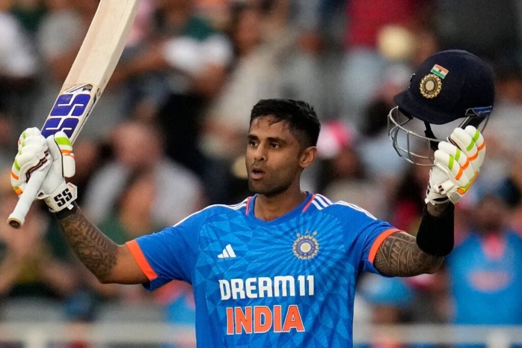 Suryakumar Yadav Scores Blazing Ton at Wanderers Against South Africa in Third T20I to Level Rohit Sharma's Reord