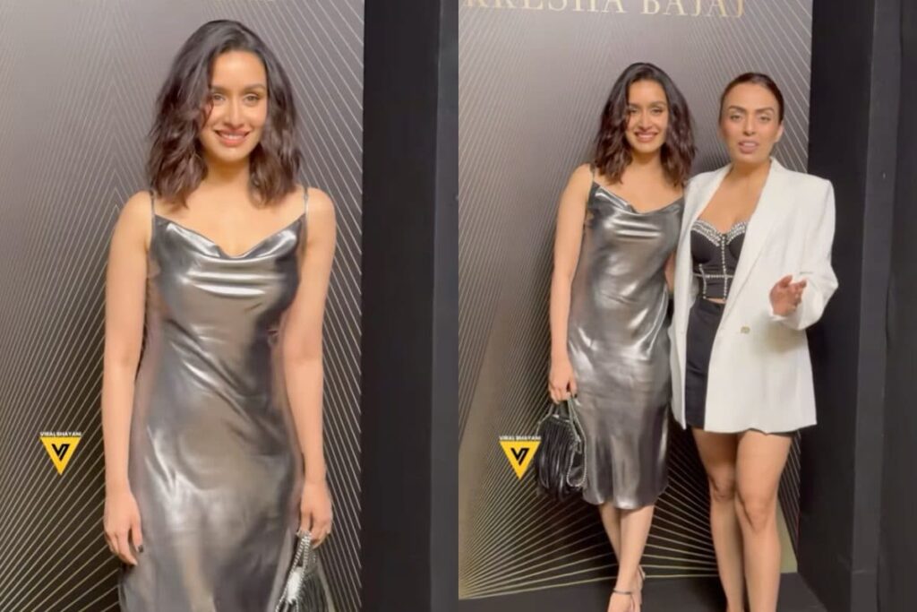 Sexy! Shraddha Kapoor Exudes Charm And Glow In A Low-Neck Satin Dress, Hot Video Goes Viral