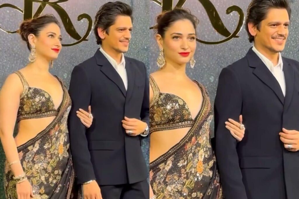 Tamannaah Bhatia and Vijay Varma Walk Hand-In-Hand At Randeep Hooda And Lin Laishram Reception; Watch