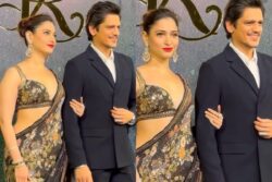 Tamannaah Bhatia and Vijay Varma Walk Hand-In-Hand At Randeep Hooda And Lin Laishram Reception; Watch