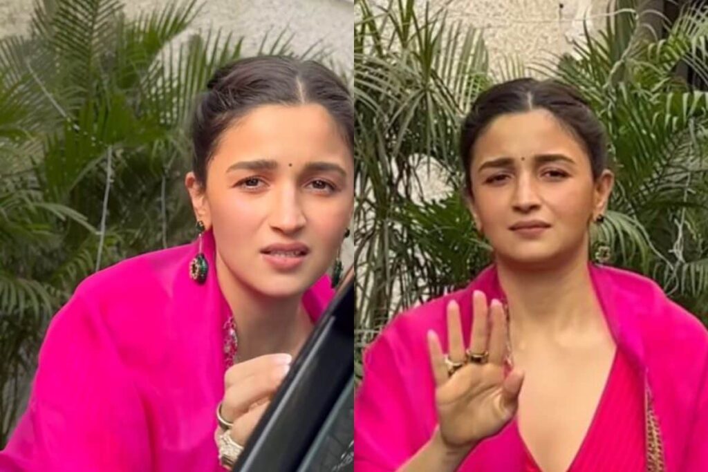 Alia Bhatt FIERCELY Guards Her Car As Paps Approach It, Fans Speculate Raha Must Be Inside; Watch
