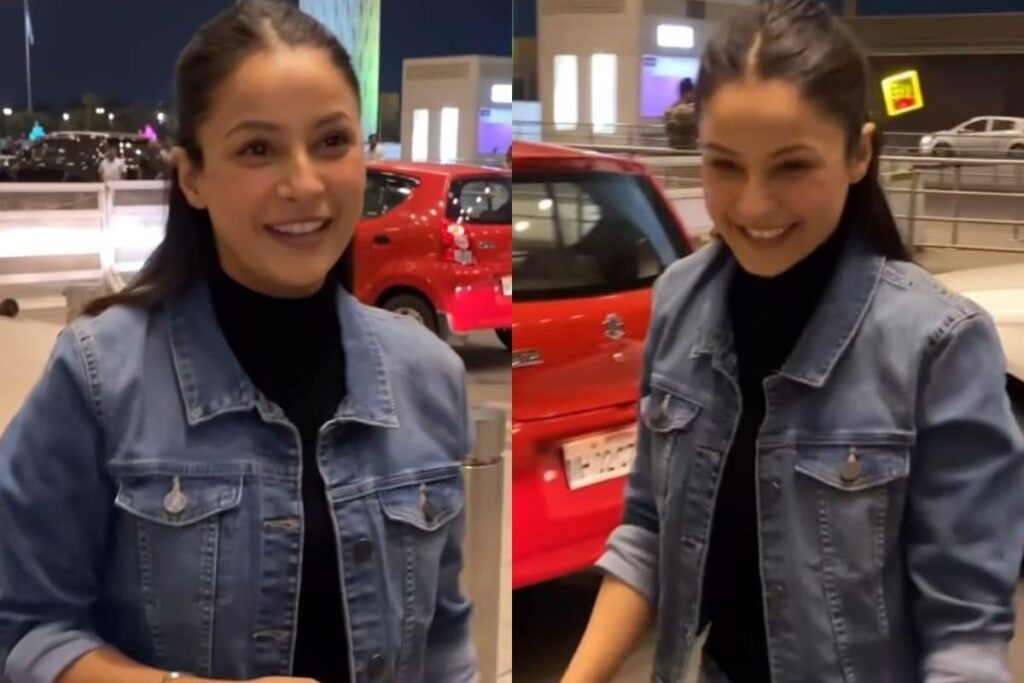 Shehnaaz Gill Asks Paps To Promote Her New Song As They Spot Her At The Airport: 'Sabko Zarurat...'