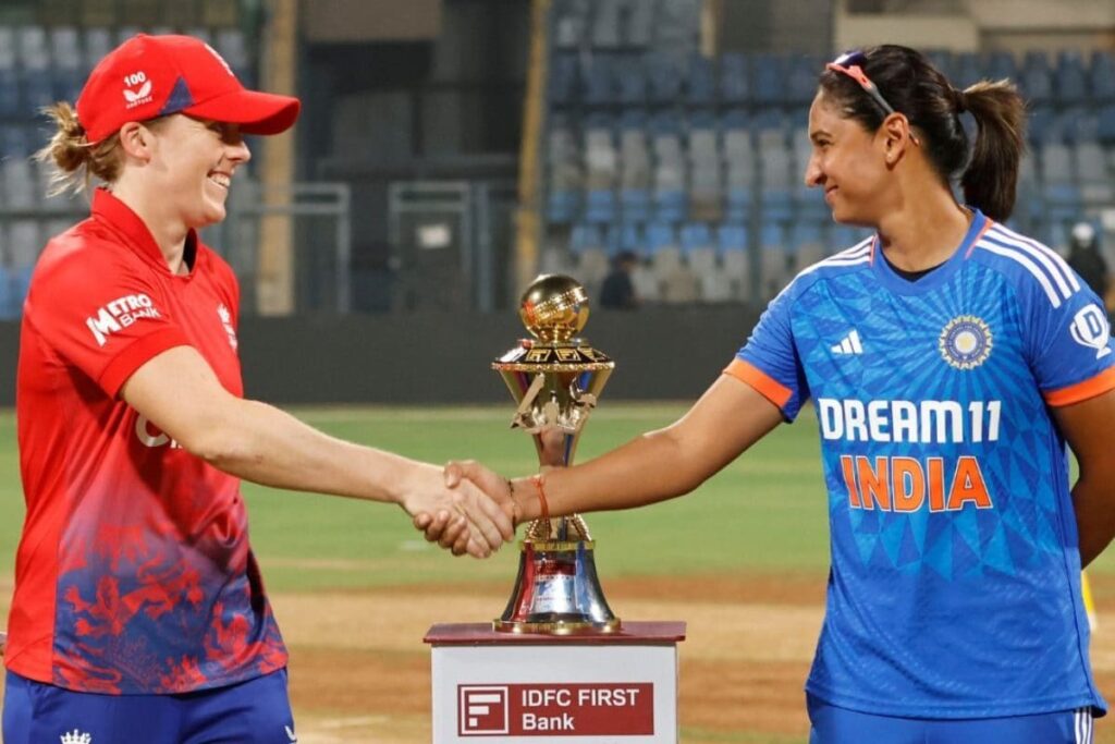 INDW vs ENGW, 3rd T20I: England Elect to Bat as Amanjot Kaur Replaces Pooja Vastrakar in India's Playing XI