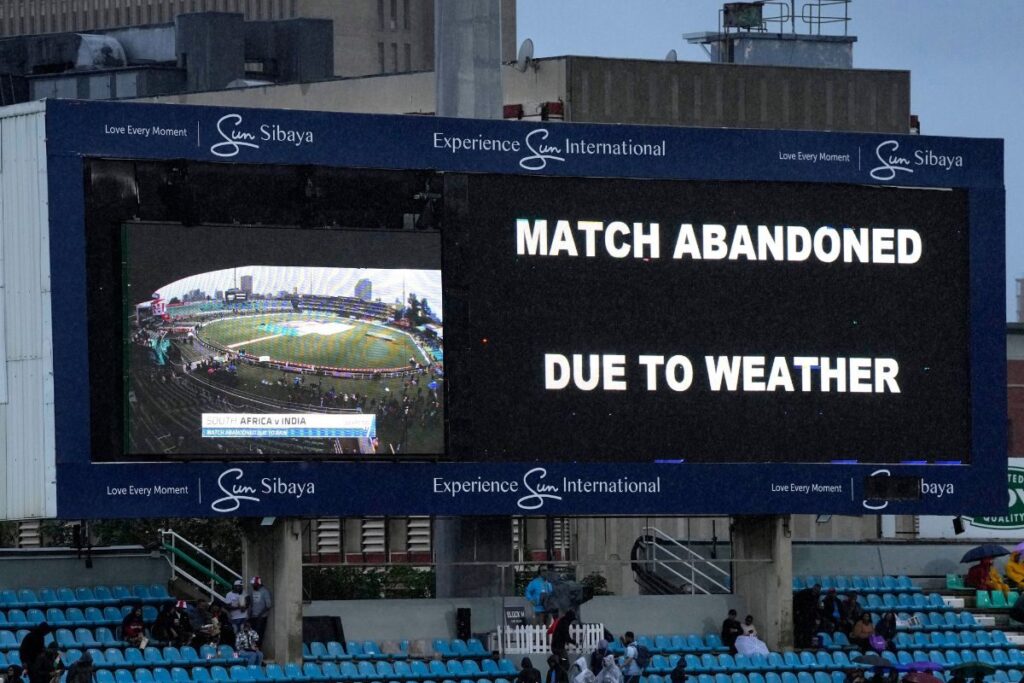 IND vs SA 1st T20I: Rain Dents India's World Cup Preparations as Series Opener Called Off in Durban