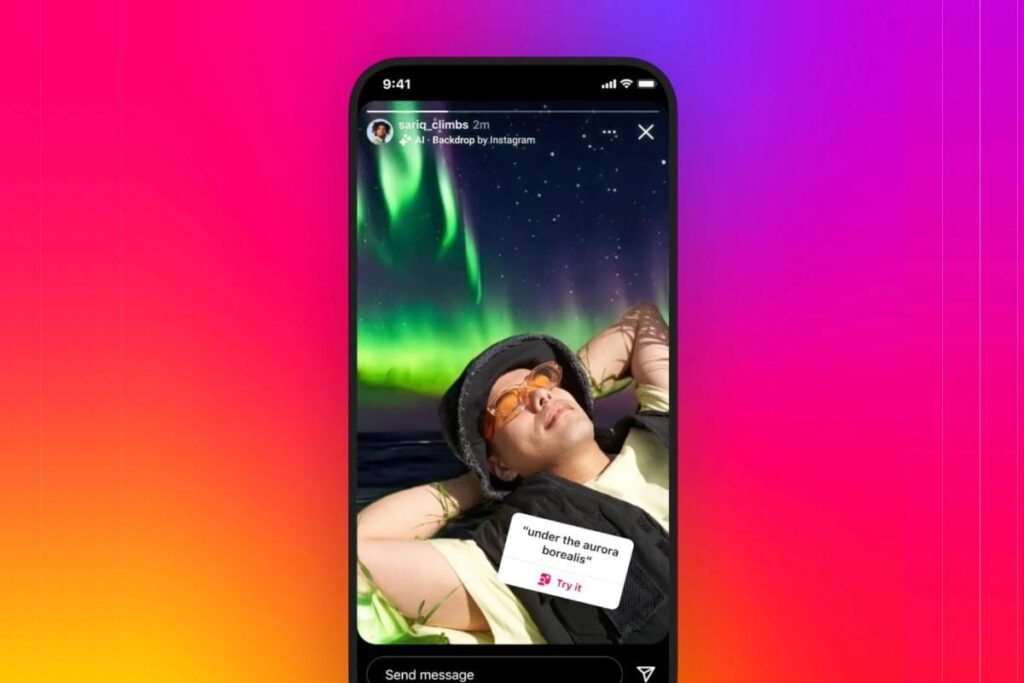 Instagram's New 'Backdrop' Tool Lets You Replace Image Backgrounds Using AI