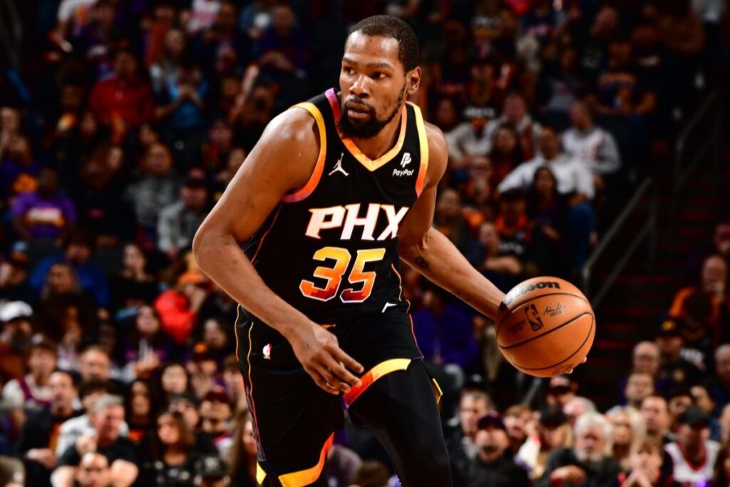 NBA: Phoenix Suns' Kevin Durant Passes Moses Malone To Enter Top Ten In Scoring List