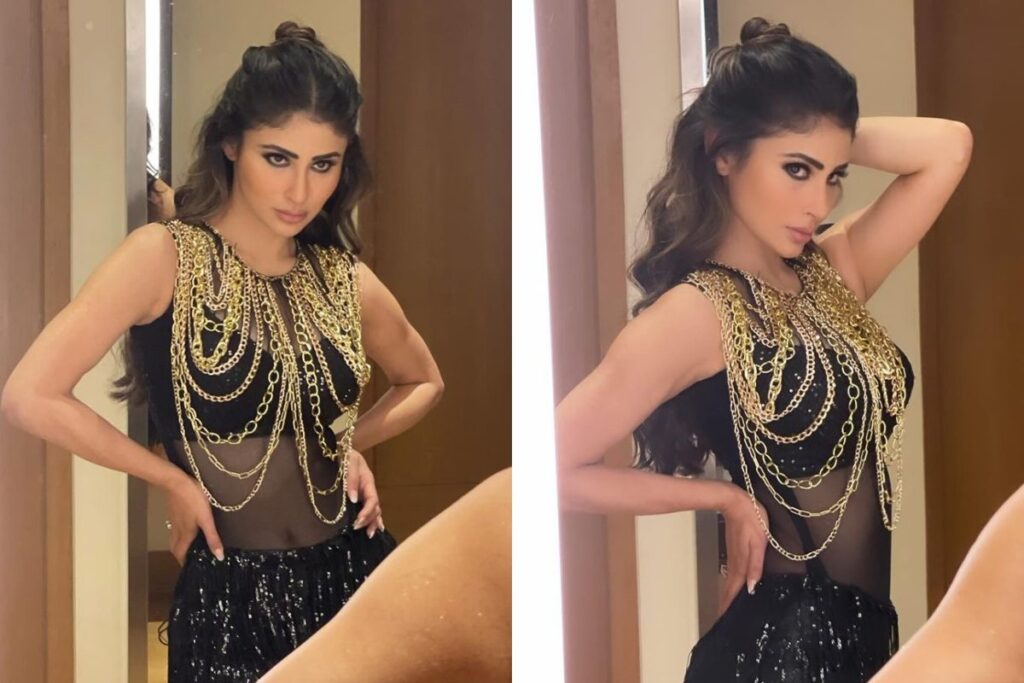 Sexy! Mouni Roy Is Hotness Overloaded In Black Shimmery Outfit | Hot Photos You MUST NOT Miss